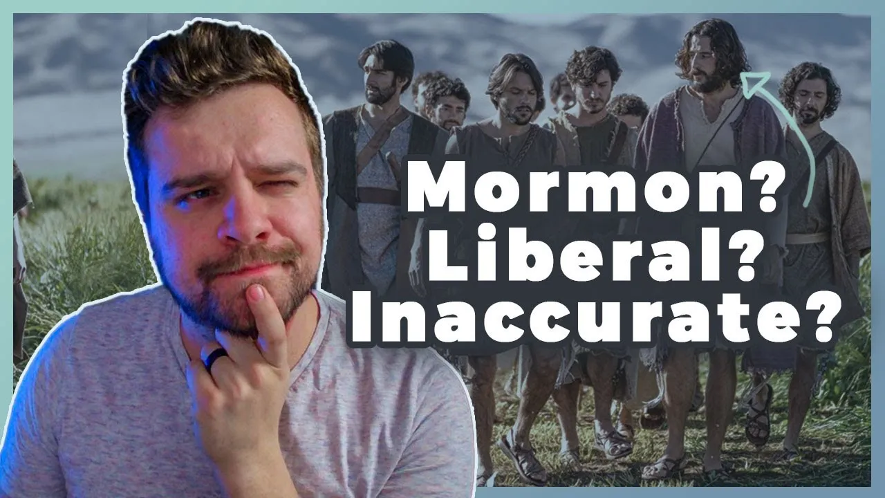 Video thumbnail showing Tim Barber talking about The Chosen TV series and its Mormon influence controversy.