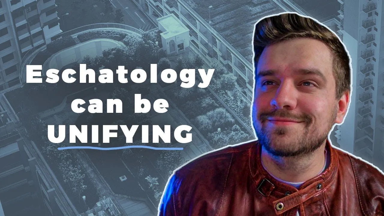 Video thumbnail for a discussion on Christian eschatology and church unity