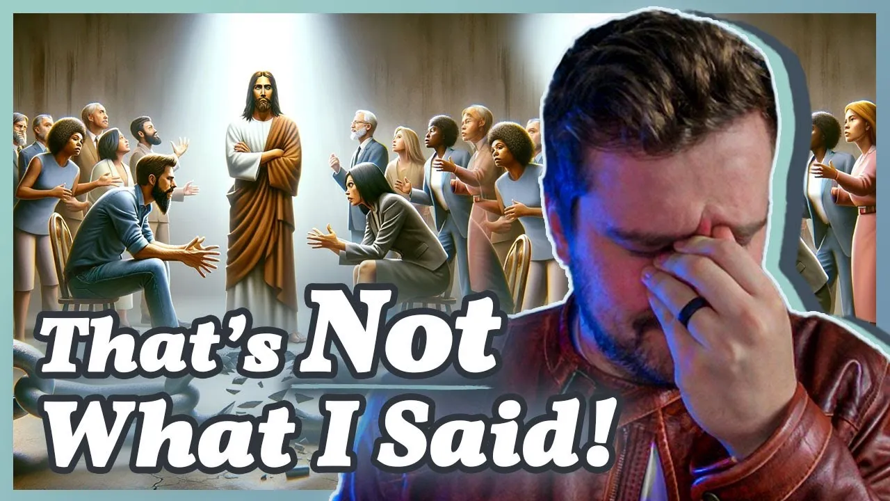 Video thumbnail about quotes taken out of context and honest speech in Christian conversation
