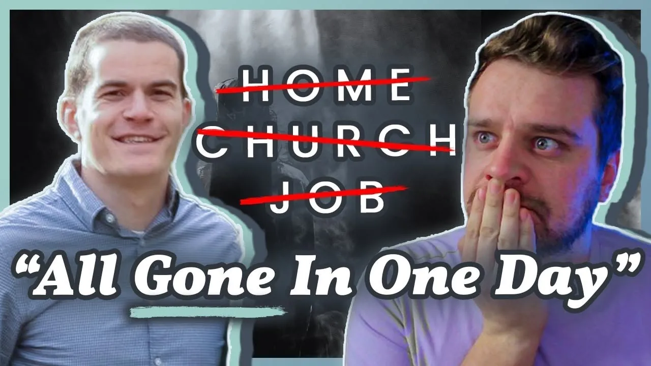 Tim Barber and Josh Ham talking during a video conversation about church hurt and healing