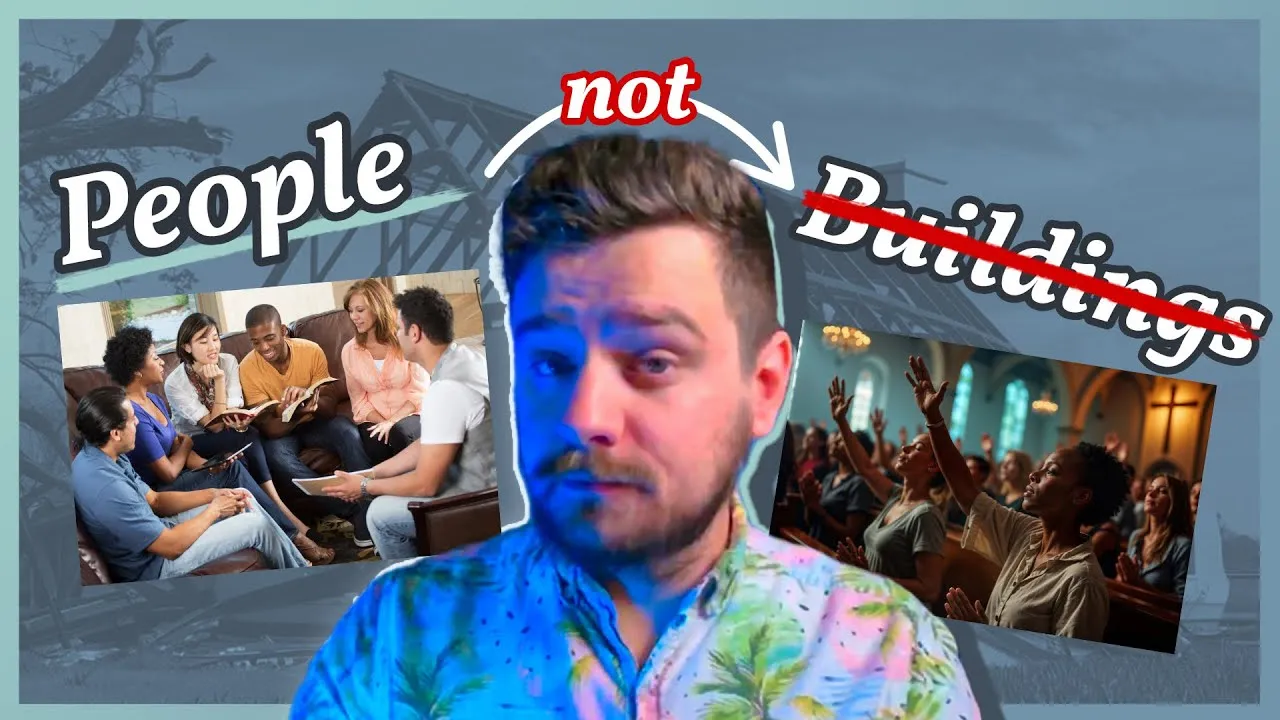 Text overlay reading why I'm not part of any denomination over a plain background