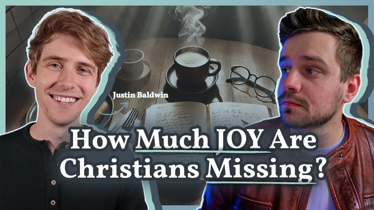 Tim Barber and worship leader Justin Baldwin talking during a video conversation