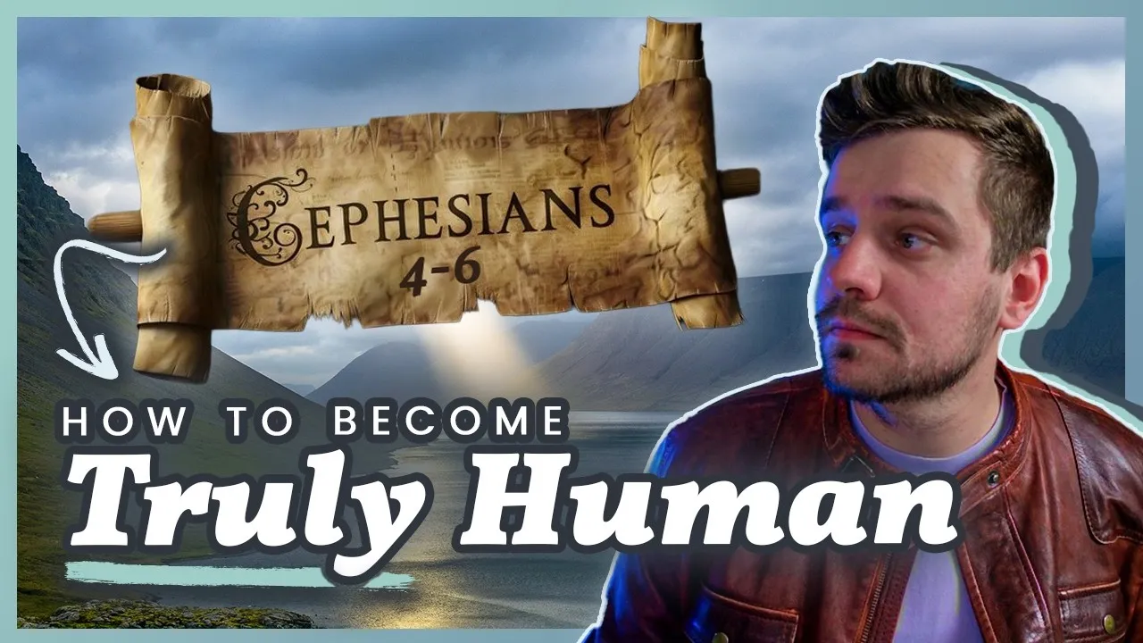 Title graphic for a video teaching on Ephesians 4 through 6 and living in heaven and earth